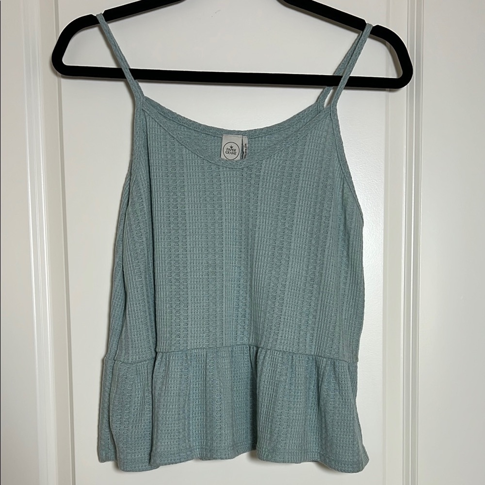 Paper Crane Baby Blue Tank Top Medium